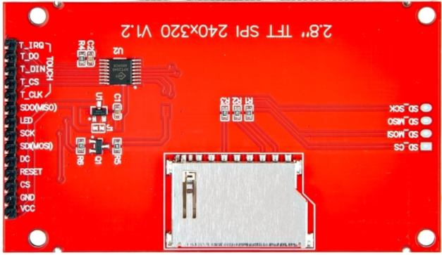 tft display pinout